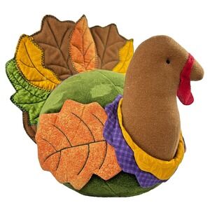 Hallmark Plush Stuffed Turkey‎ Thanksgiving Decor Holiday